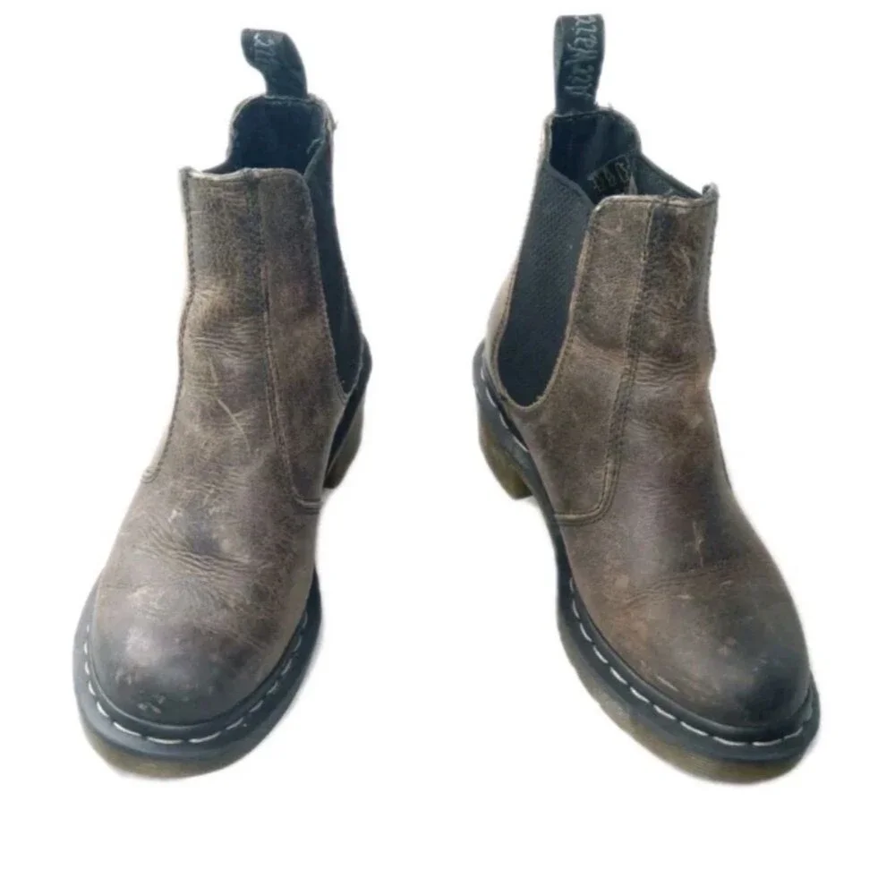 Dr. Martens Cadence Greenland Heeled Chelsea Boots Women's Size 6 - Picture 5 of 9